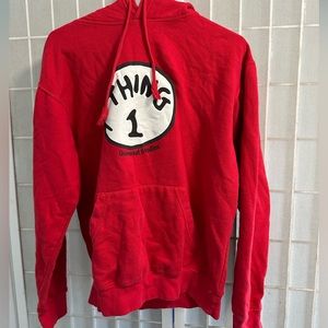 Universal Studios Thing 1 red hoodie size S